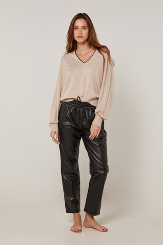 Pull en laine - Beige