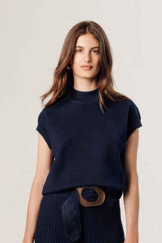Camisola - Azul-marinho