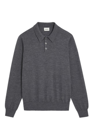 Camisola em lã merino - Cinzento