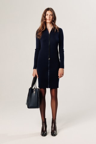 Vestido - Azul-marinho
