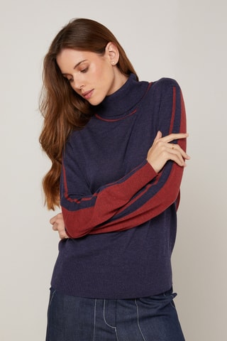 Pull en laine - Bleu