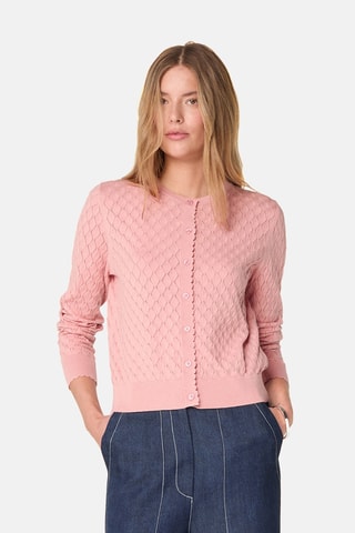 Casaco de malha - Rosa