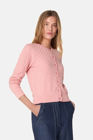 Casaco de malha - Rosa