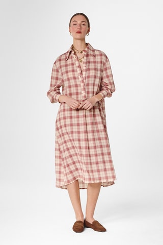 Vestido-camisa - Rosa
