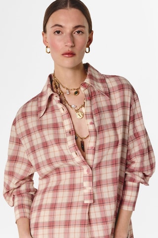 Vestido-camisa - Rosa