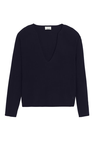 Camisola de lã - Preto