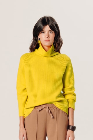 Camisola em caxemira - Amarelo