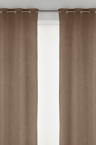 Rideau Mélanie - Noisette - 140 x 270 cm