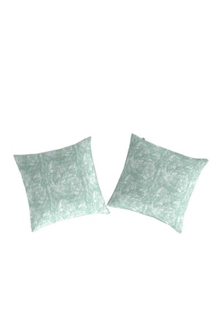 2 taies d'oreiller Wave B - Bleu et blanc