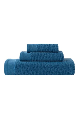3 serviettes Living - Bleu