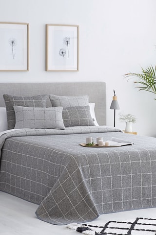 Couvre-lit Marne - Gris perle