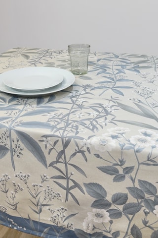 Nappe Twister Billings - Ecru et bleu