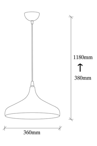 Hanglamp Tattoo - Goudkleurig - 40 W