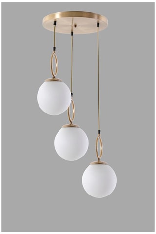 Hanglamp Morino - Goudkleurig - 3 x 60 W