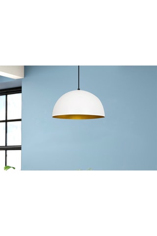 Hanglamp Wit en Goudkleurig