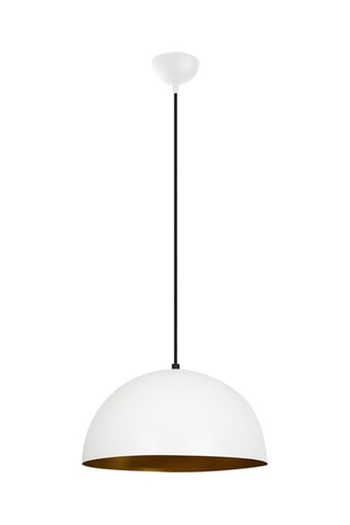 Hanglamp Wit en Goudkleurig