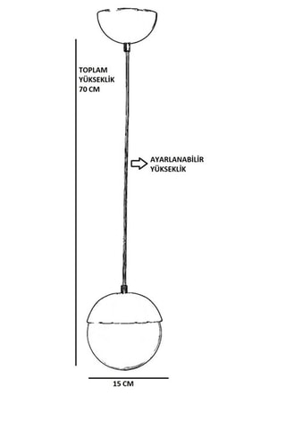 Hanglamp - Goudkleurig