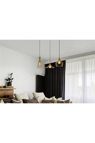 Hanglamp Mezopotamya - Goudkleurig - 3 x 40 W