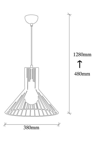 Hanglamp Fellini - Zwart - 40 W