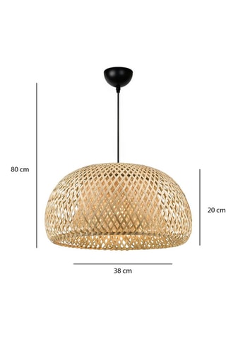 Hanglamp - Beige en Zwart