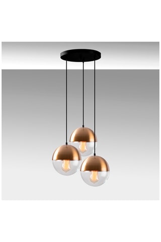 Hanglamp Bastos Zwart en Goudkleurig