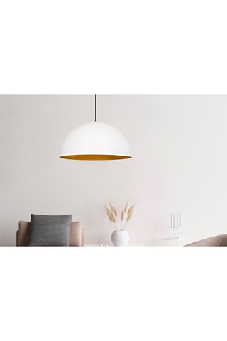 Hanglamp Sivani - Wit en Goudkleurig - 40 W