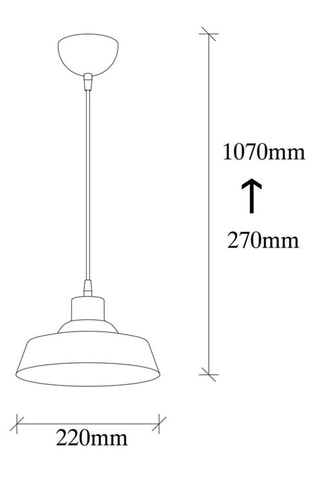 Hanglamp Berceste - Goudkleurig - 100 W