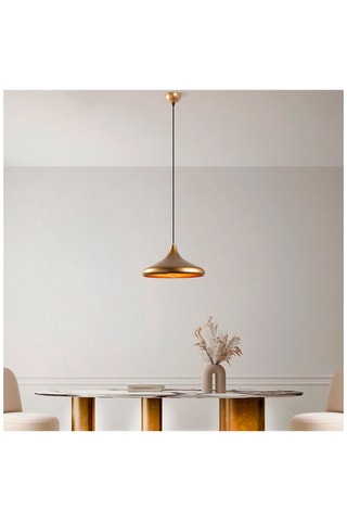 Verstelbare Hanglamp Eysan - Goudkleurig - 40 W