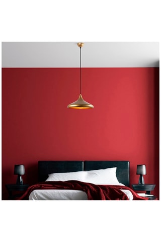 Verstelbare Hanglamp Eysan - Goudkleurig - 40 W