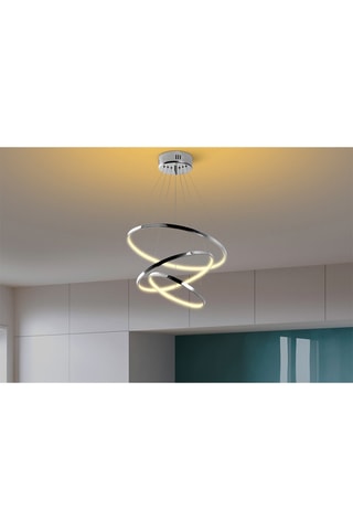 Ledhanglamp - Chroomkleurig - 28 W
