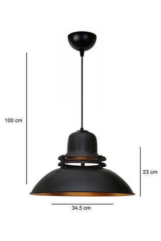 Hanglamp - Zwart - 40 W
