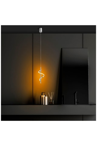 Ledhanglamp Likma - Zilverkleurig - 11 W