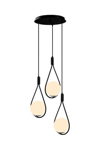 Hanglamp Mudoni - Zwart - 3 x 100 W