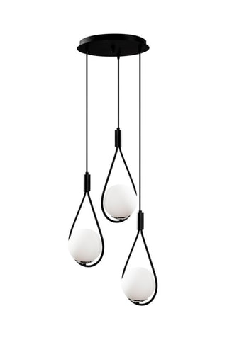 Hanglamp Mudoni - Zwart - 3 x 100 W