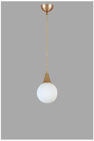 Hanglamp - Goudkleurig en Wit - 40 W