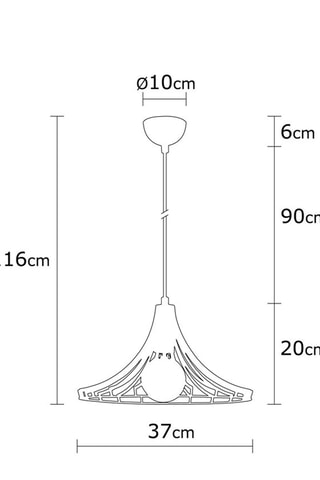 Hanglamp Mezopotamya - Roségoudkleurig - 40 W 