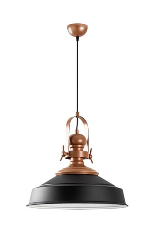 Hanglamp Craft - Zwart en Goudkleurig - 40 W