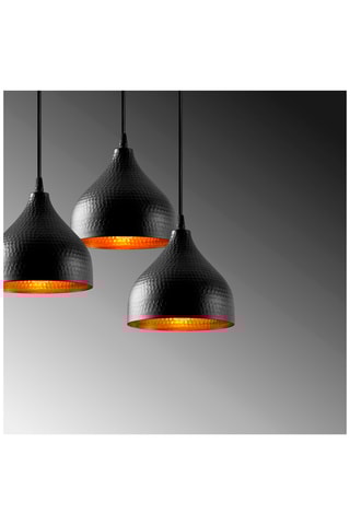Hanglamp Tattoo - Zwart - 3 x 60 W
