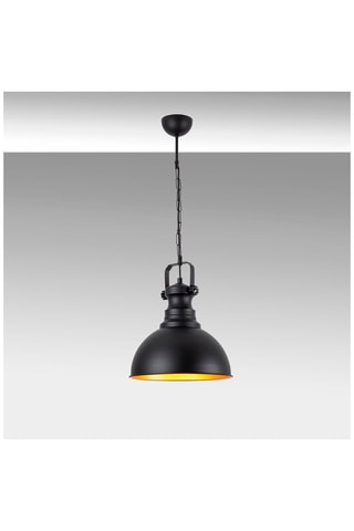 Hanglamp Saglam - Zwart - 40 W