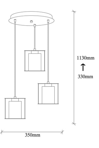 Hanglamp - Zwart - 40 W