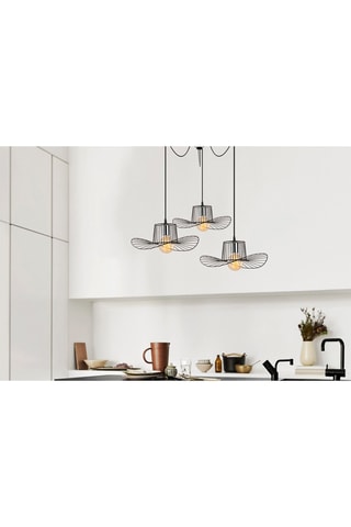 Hanglamp - Zwart - 3 x 40 W