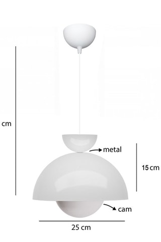 Hanglamp - Wit - 40 W