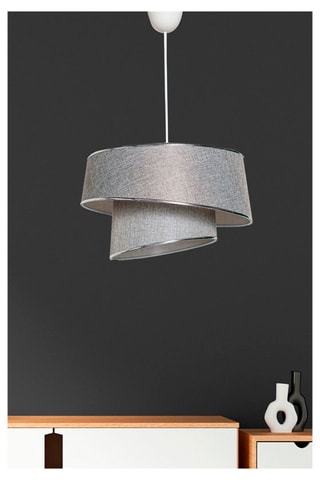 Hanglamp - Grijs - 60 W
