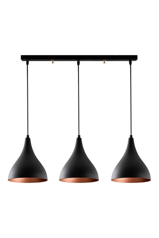 Hanglamp Berceste - Zwart - 3 x 100 W