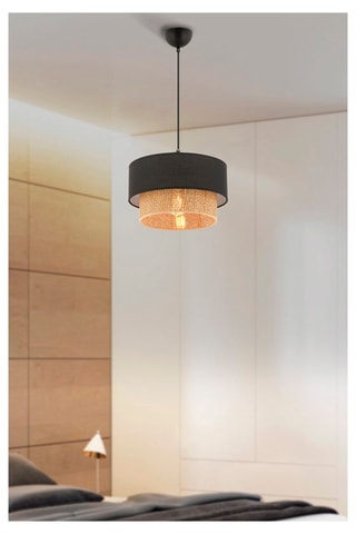 Hanglamp Echo - Zwart - 45 - 60 W