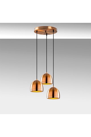 Hanglamp - Goudkleurig - 3 x 40 W 