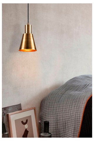 Hanglamp Kem - Goudkleurig - 100 W