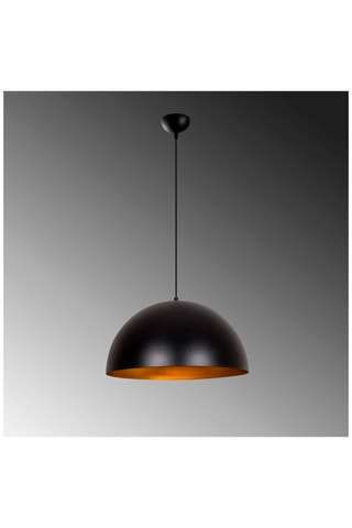 Hanglamp Sivani - Zwart en Goudkleurig - 100 W