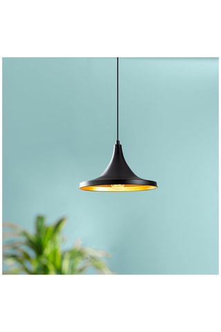 Hanglamp Berceste - Zwart - 100 W