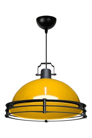 Ledhanglamp Ayd - Geel en Zwart - 15 W